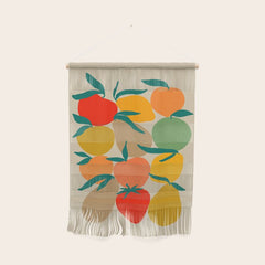 2025 RETRO FRUIT MARKET CALENDAR Wall Hanging