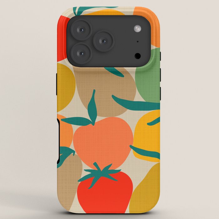 2025 RETRO FRUIT MARKET CALENDAR iPhone Case