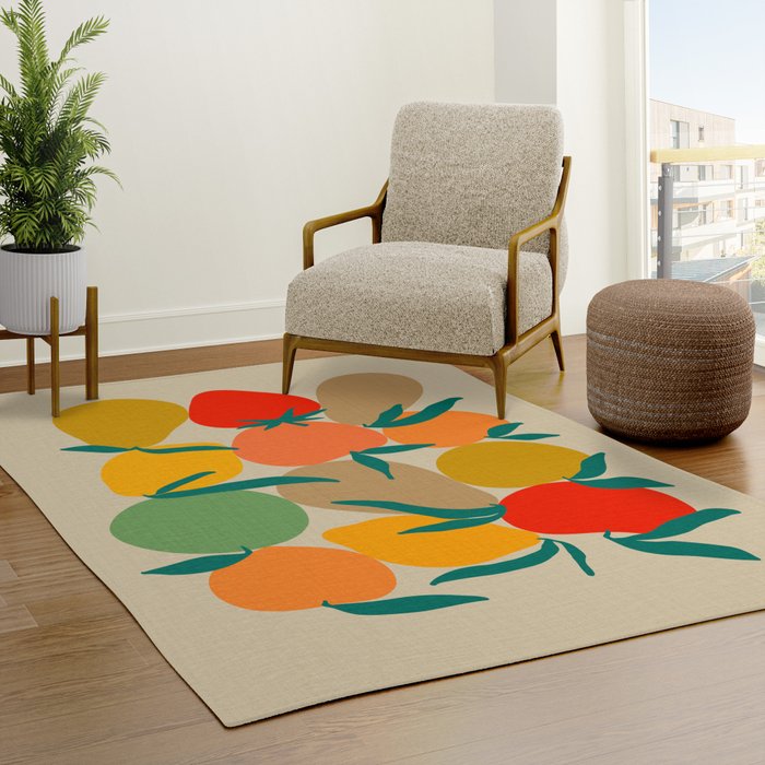 2025 RETRO FRUIT MARKET CALENDAR Rug