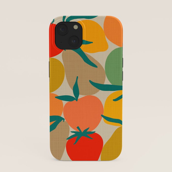 2025 RETRO FRUIT MARKET CALENDAR iPhone Case
