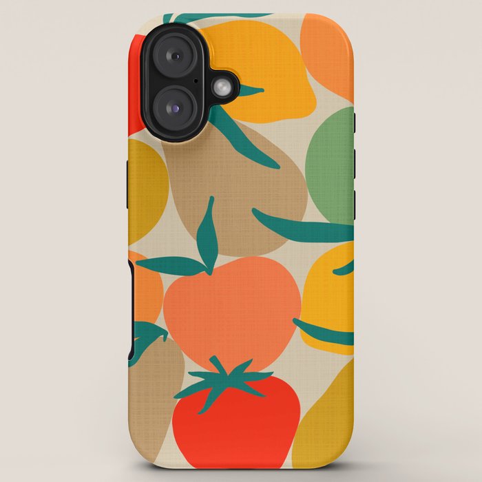 2025 RETRO FRUIT MARKET CALENDAR iPhone Case