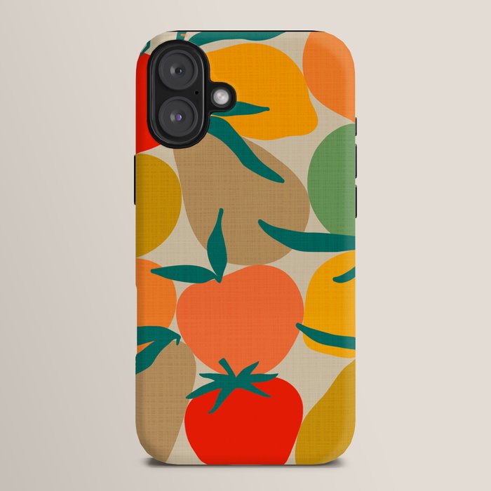 2025 RETRO FRUIT MARKET CALENDAR iPhone Case
