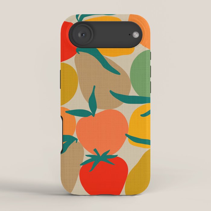 2025 RETRO FRUIT MARKET CALENDAR iPhone Case