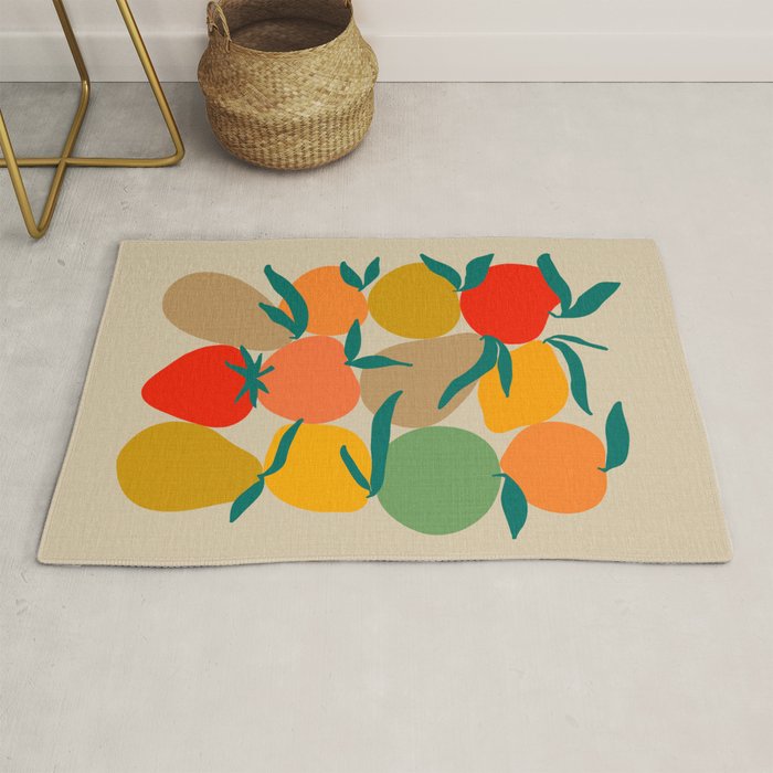 2025 RETRO FRUIT MARKET CALENDAR Rug