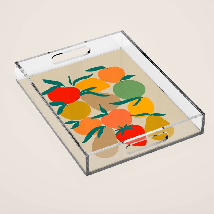 2025 RETRO FRUIT MARKET CALENDAR Acrylic Tray