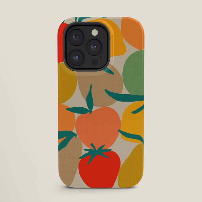 2025 RETRO FRUIT MARKET CALENDAR iPhone Case