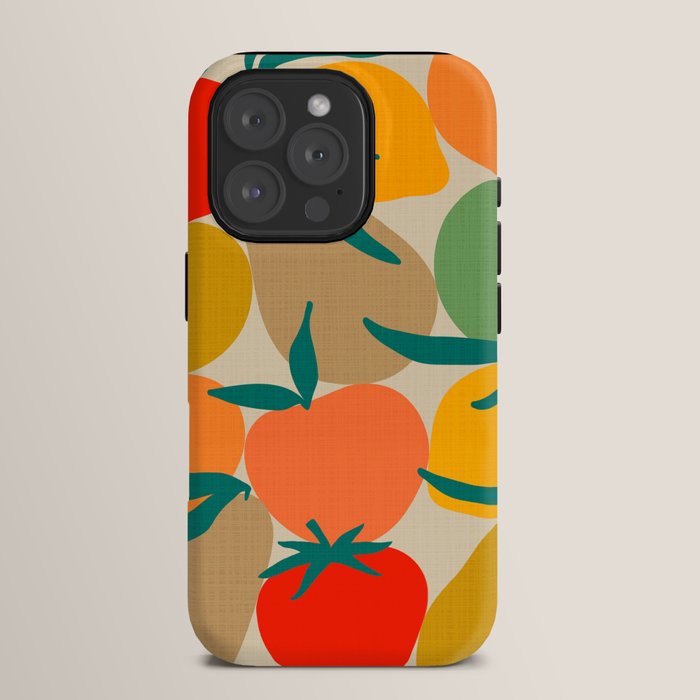 2025 RETRO FRUIT MARKET CALENDAR iPhone Case