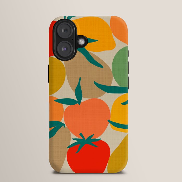 2025 RETRO FRUIT MARKET CALENDAR iPhone Case