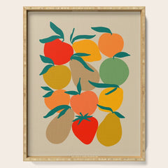 2025 RETRO FRUIT MARKET CALENDAR Serving Tray