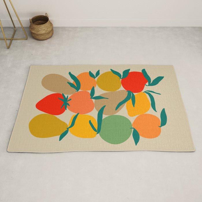 2025 RETRO FRUIT MARKET CALENDAR Rug