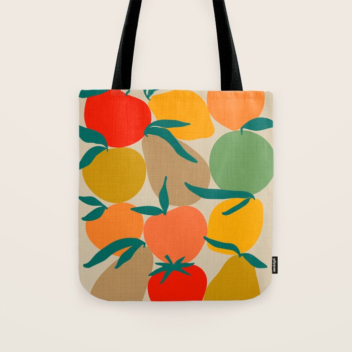 2025 RETRO FRUIT MARKET CALENDAR Tote Bag