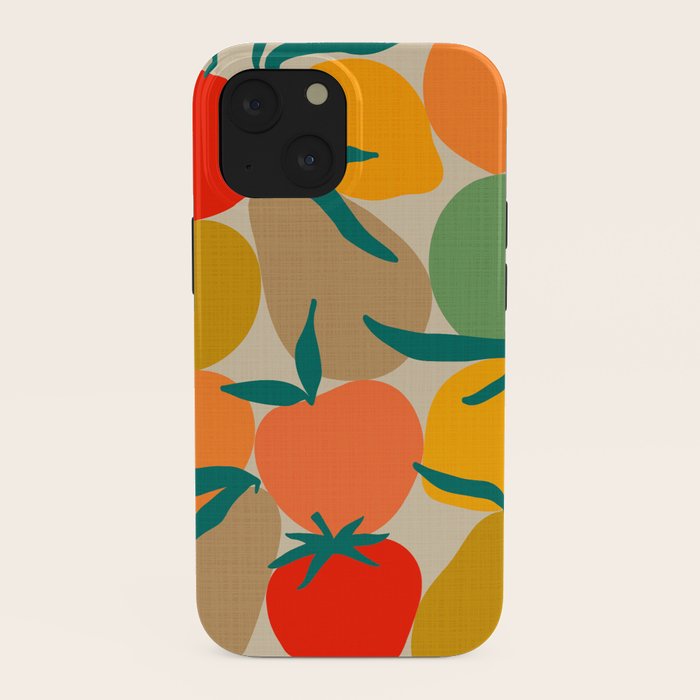 2025 RETRO FRUIT MARKET CALENDAR iPhone Case