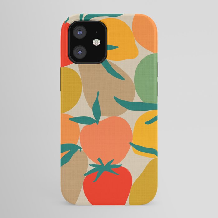 2025 RETRO FRUIT MARKET CALENDAR iPhone Case