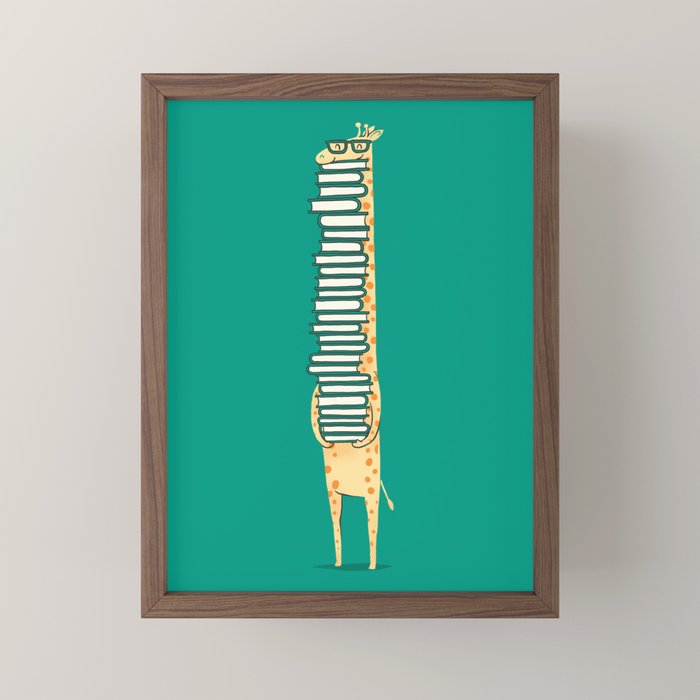 A book lover Mini Art Print