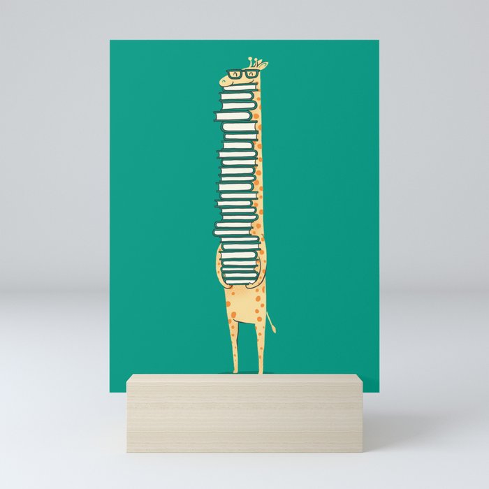 A book lover Mini Art Print