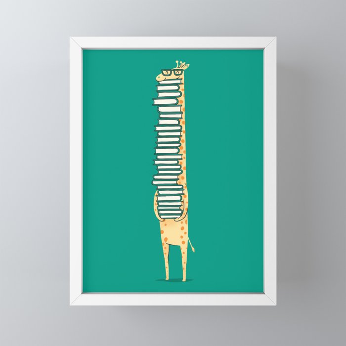 A book lover Mini Art Print