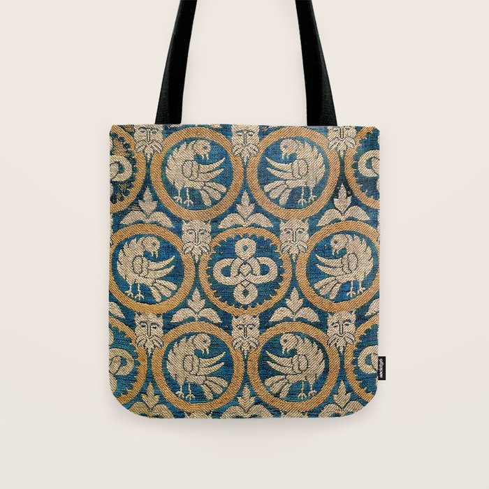18th Century Spanish Textile Print Tote Bag