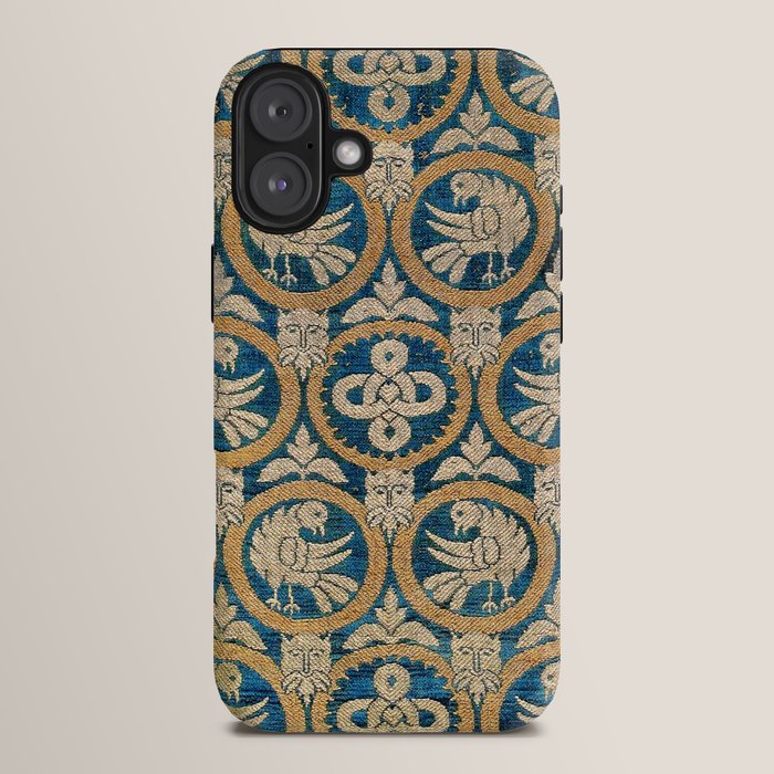 18th Century Spanish Textile Print iPhone Case