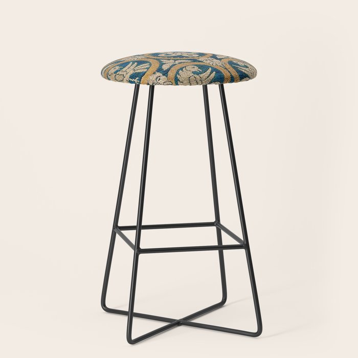 18th Century Spanish Textile Print Stool