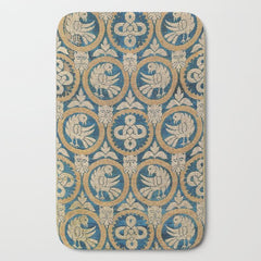 18th Century Spanish Textile Print Bath Mat