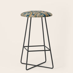 18th Century Spanish Textile Print Stool