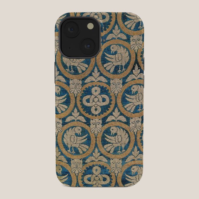18th Century Spanish Textile Print iPhone Case