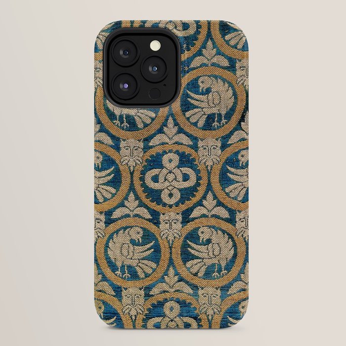 18th Century Spanish Textile Print iPhone Case