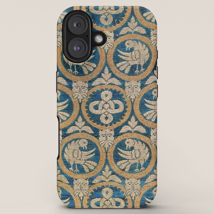 18th Century Spanish Textile Print iPhone Case
