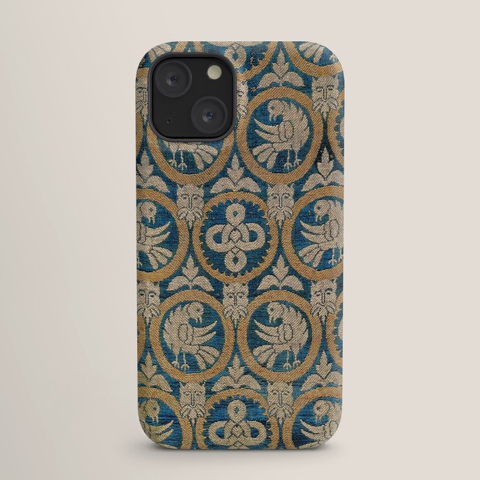 18th Century Spanish Textile Print iPhone Case