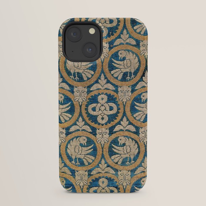 18th Century Spanish Textile Print iPhone Case