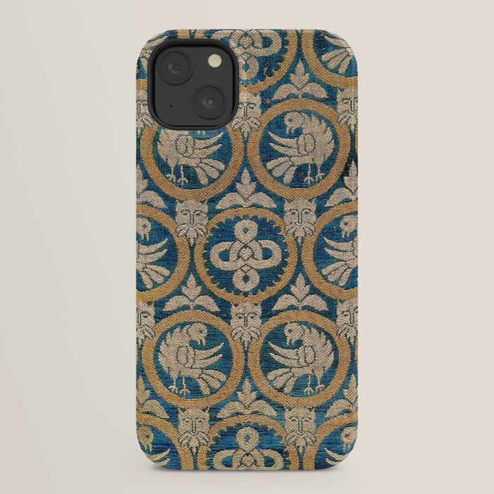 18th Century Spanish Textile Print iPhone Case