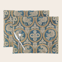 18th Century Spanish Textile Print Placemat