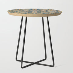 18th Century Spanish Textile Print Side Table