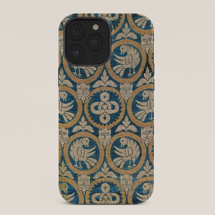 18th Century Spanish Textile Print iPhone Case