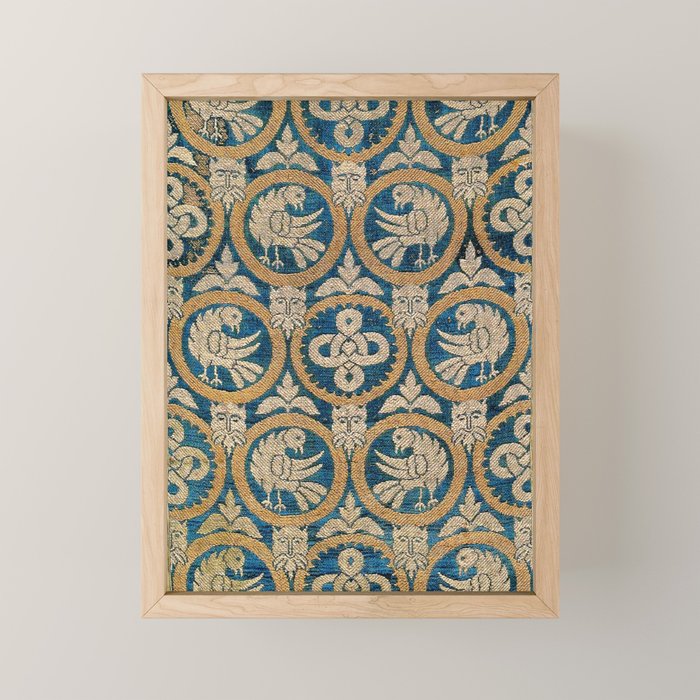 18th Century Spanish Textile Print Mini Art Print