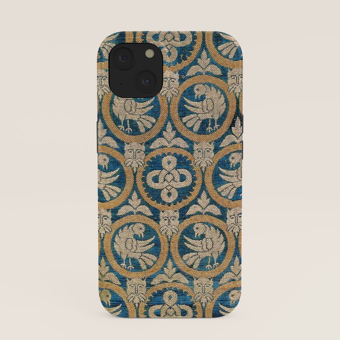 18th Century Spanish Textile Print iPhone Case