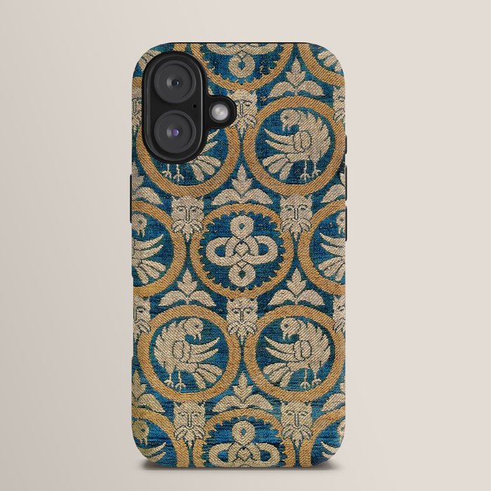 18th Century Spanish Textile Print iPhone Case