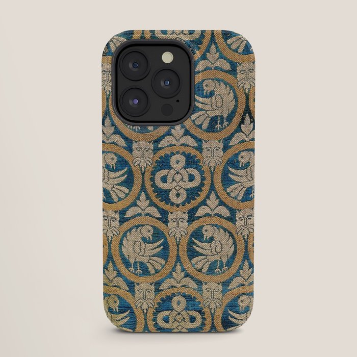 18th Century Spanish Textile Print iPhone Case