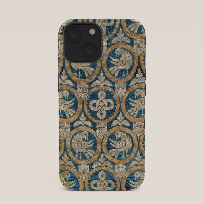 18th Century Spanish Textile Print iPhone Case