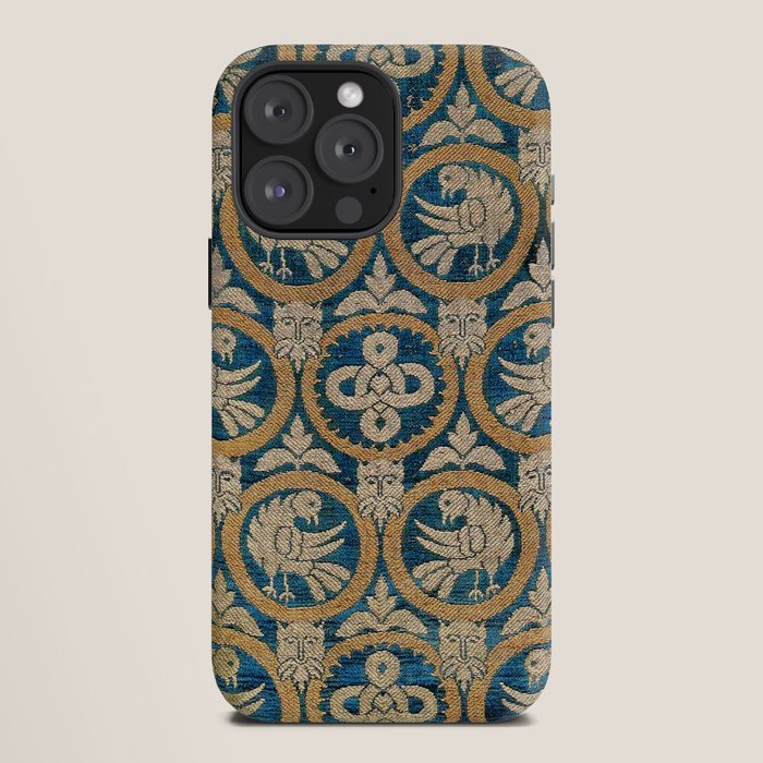 18th Century Spanish Textile Print iPhone Case