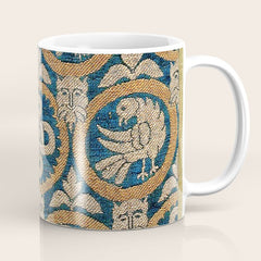 18th Century Spanish Textile Print Coffee Mug