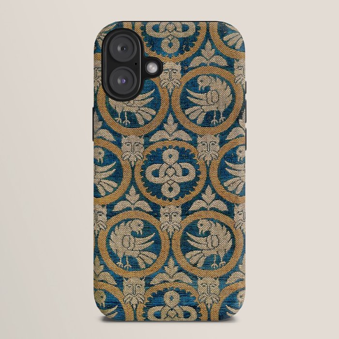 18th Century Spanish Textile Print iPhone Case