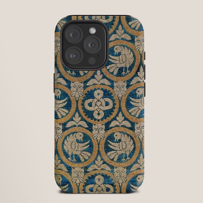 18th Century Spanish Textile Print iPhone Case