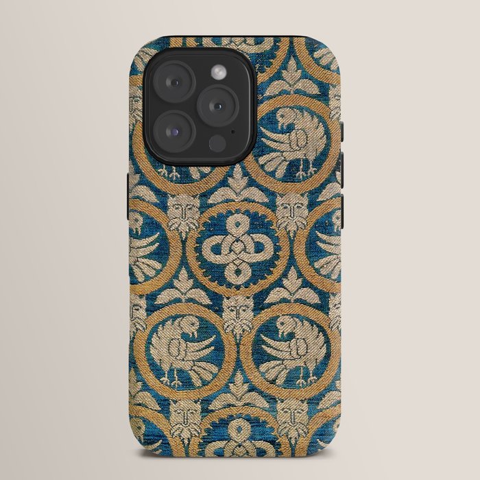 18th Century Spanish Textile Print iPhone Case