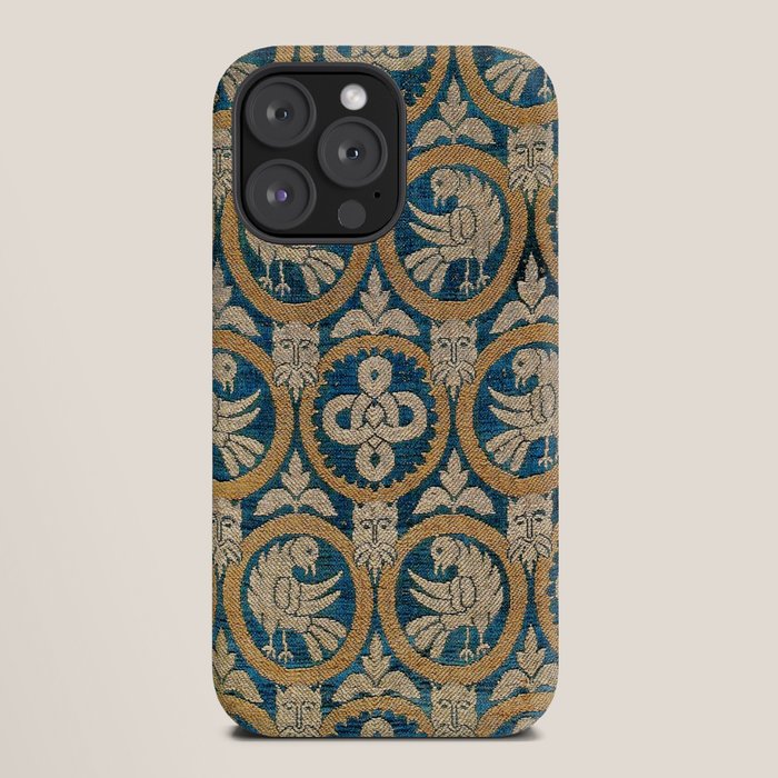 18th Century Spanish Textile Print iPhone Case