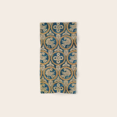 18th Century Spanish Textile Print Bath Towel