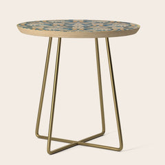 18th Century Spanish Textile Print Side Table