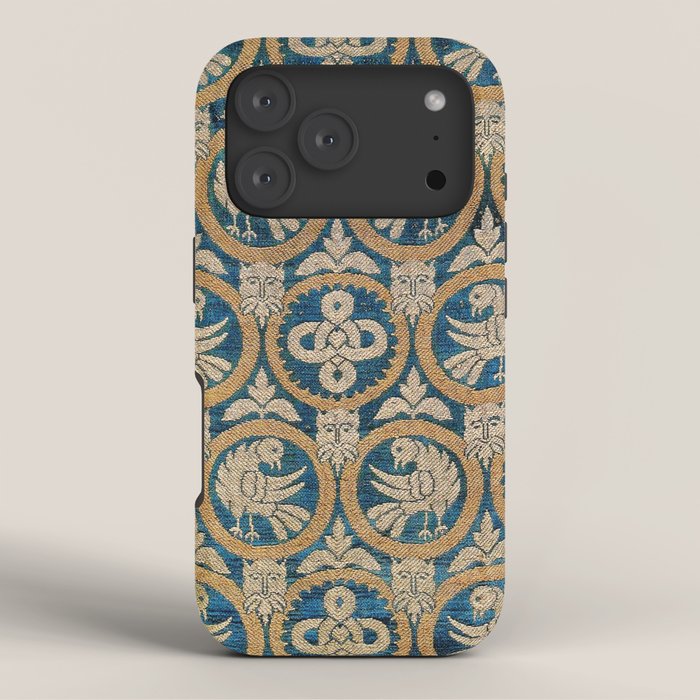 18th Century Spanish Textile Print iPhone Case