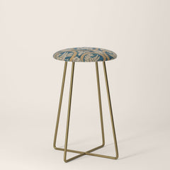 18th Century Spanish Textile Print Stool
