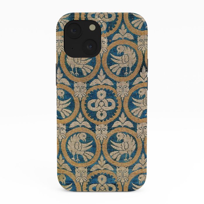 18th Century Spanish Textile Print iPhone Case